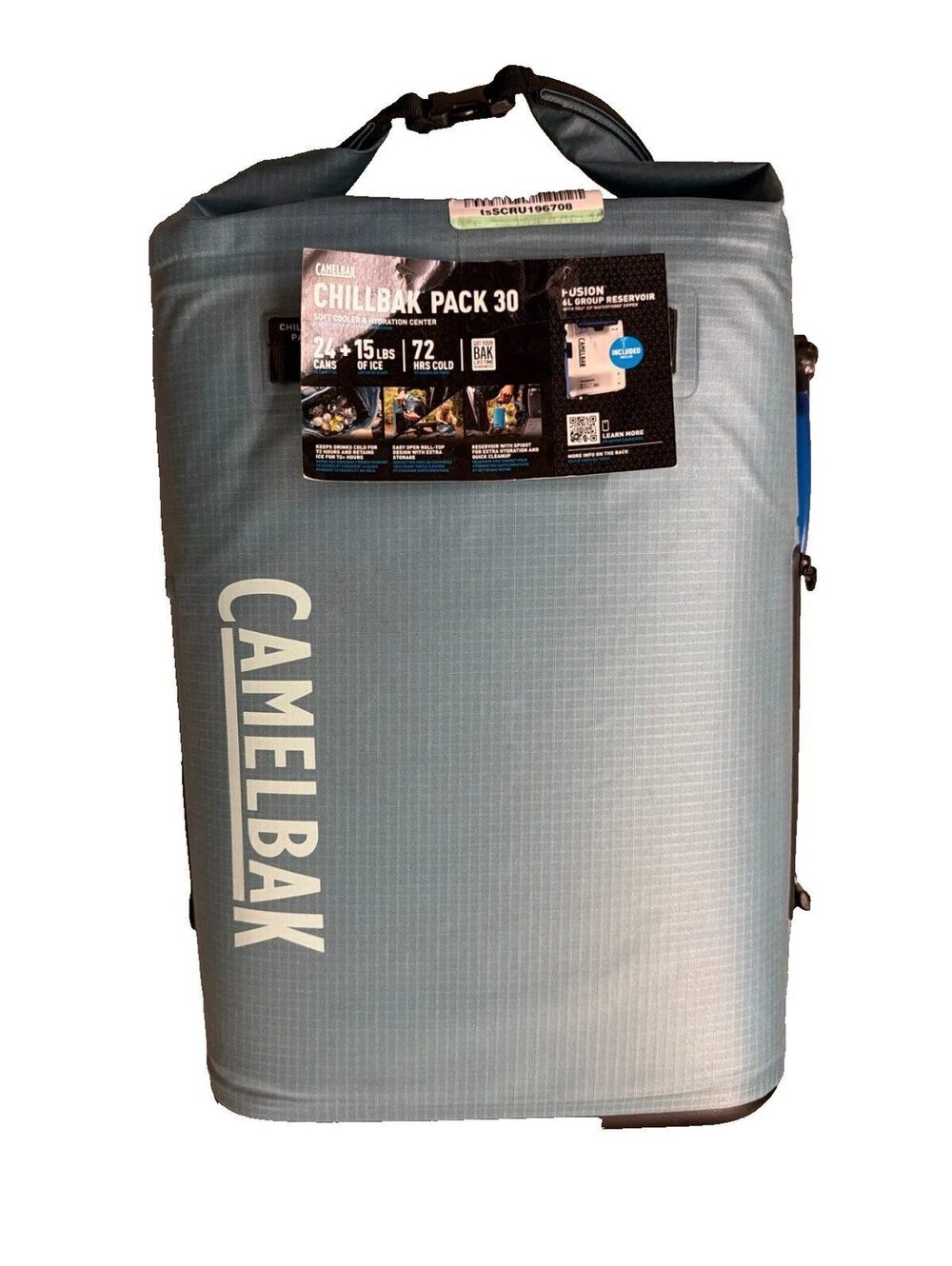 CamelBak ChillBak Pack 30 Backpack Cooler 6L Reservoir Hydration Blue New